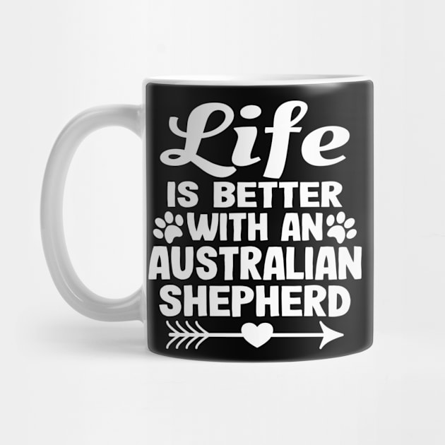 Australian Shepherd Aussie Dog Mom Dad Funny Gift by Kuehni